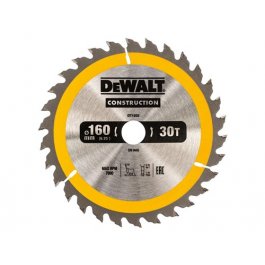 DeWALT DT1932 Pílový kotúč CONSTRUCTION, 160 x 20 mm, 30 zubov