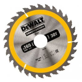 DeWALT DT1937  Pílový kotúč CONSTRUCTION, 165 x 30 mm, 30 zubov