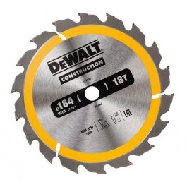DeWALT DT1938 Pílový kotúč CONSTRUCTION, 184 x 16 mm, 18 zubov