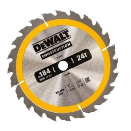 DeWALT DT1939 Pílový kotúč CONSTRUCTION, 184 x 16 mm, 24 zubov