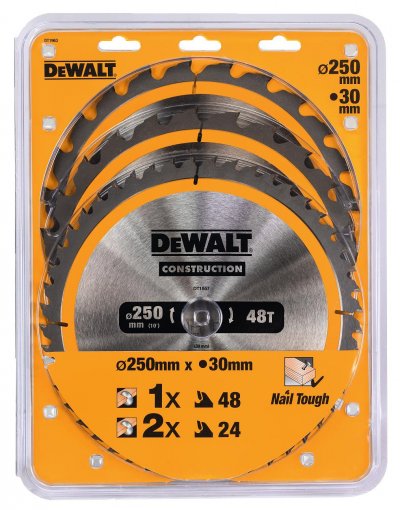 DeWALT DT1963 3-dielna sada kotúčov CONSTRUCTION