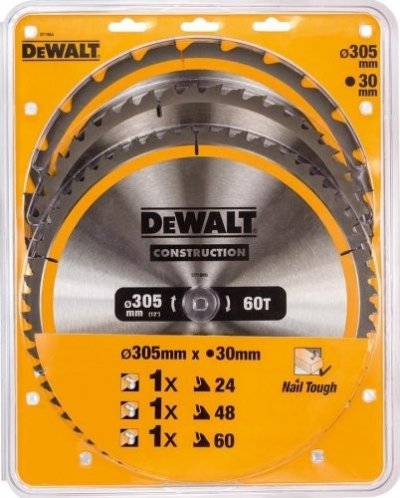 DeWALT DT1964 3-dielna sada kotúčov CONSTRUCTION