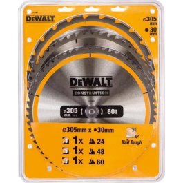 DeWALT DT1964 3-dielna sada kotúčov CONSTRUCTION