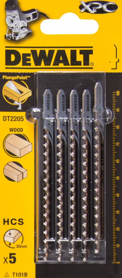 DeWALT DT2205 Pílové listy XPC, 100 mm, 5 ks