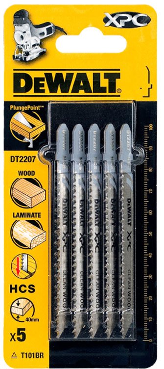 DeWALT DT2207 Pílové listy XPC, 100 mm, 5 ks