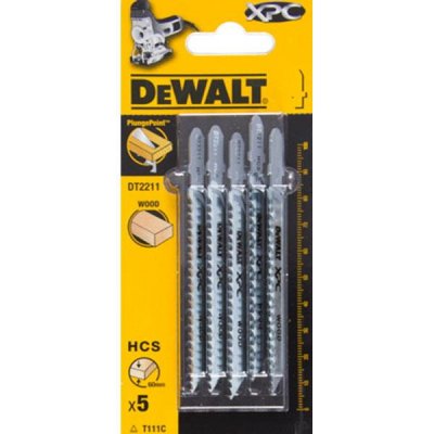 DeWALT DT2211 Pílové listy XPC, 100 mm, 5 ks