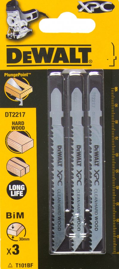 DeWALT DT2217 Pílové listy XPC, 100 mm, 3 ks