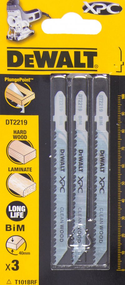 DeWALT DT2219 Pílové listy XPC, 100 mm, 3 ks