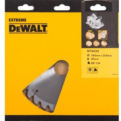 DeWALT DT4033 Pílový kotúč EXTREME, ø 190 mm, 28 zubov