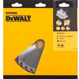 DeWALT DT4033 Pílový kotúč EXTREME, ø 190 mm, 28 zubov