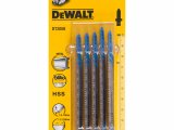 DeWALT DT2058 Pílové listy HSS do kovu, 100 mm, 5 ks