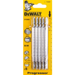 DeWALT DT2059 Bimetalové pílové listy EXTREME do dreva/ kovu, 132 mm, 5 ks