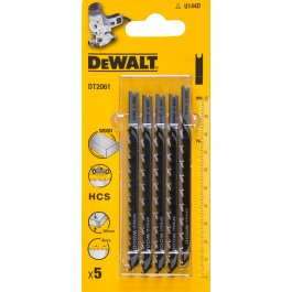 DeWALT DT2061 Pílový list HCS do dreva, 100 mm, 5 ks