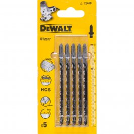 DeWALT DT2077 Pílový list HCS do dreva, 100 mm, 5 ks