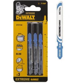 DeWALT DT2150 Bimetalové pílové listy EXTREME do kovu, 86 mm, 3 ks