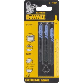 DeWALT DT2156 Bimetalové pílové listy EXTREME do kovu, 76 mm, 3 ks