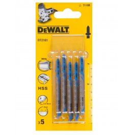 DeWALT DT2161 Pílové listy HSS do kovu, 76 mm, 5 ks