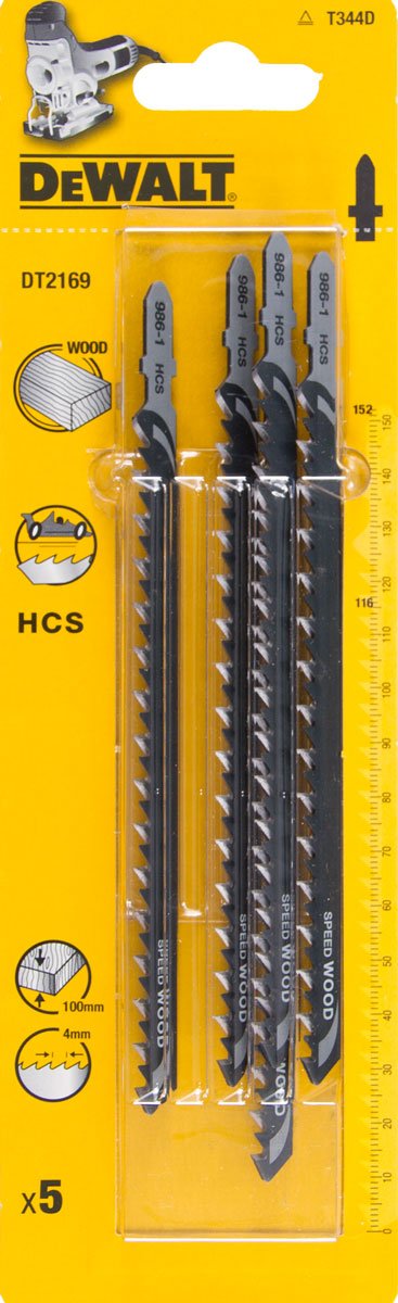 DeWALT DT2169 Pílový list HCS do dreva, 152 mm, 5 ks