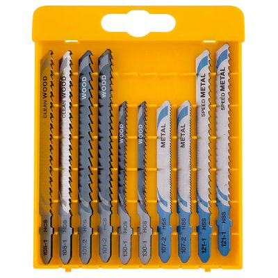 DeWALT DT2294 10-dielna sada pílových listov na drevo/ kov