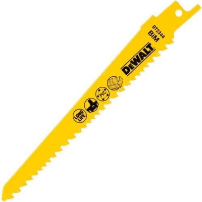 DeWALT DT2344 Bimetalové pílové listy na drevo, 152 mm, 5 ks