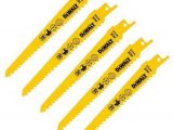 DeWALT DT2344 Bimetalové pílové listy na drevo, 152 mm, 5 ks