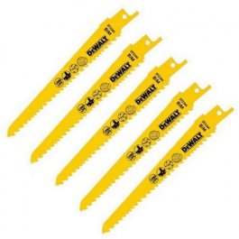 DeWALT DT2344 Bimetalové pílové listy na drevo, 152 mm, 5 ks