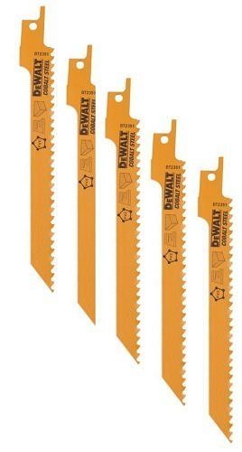 DeWALT DT2351 Bimetalové pílové listy na drevo, 152 mm, 5 ks