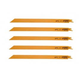DeWALT DT2355 Bimetalové pílové listy, 305 mm, 5 ks