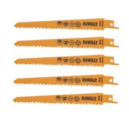 DeWALT DT2359 Bimetalové pílové listy na drevo, 152 mm, 5 ks