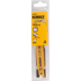 DeWALT DT2404 Bimetalové pílové listy na kov, 152 mm, 5 ks