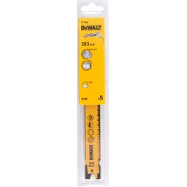 DeWALT DT2406 Bimetalové pílové listy, 203 mm, 5 ks