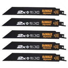 DeWALT DT2408L Bimetalové pílové listy EXTREME, 203 mm, 5 ks