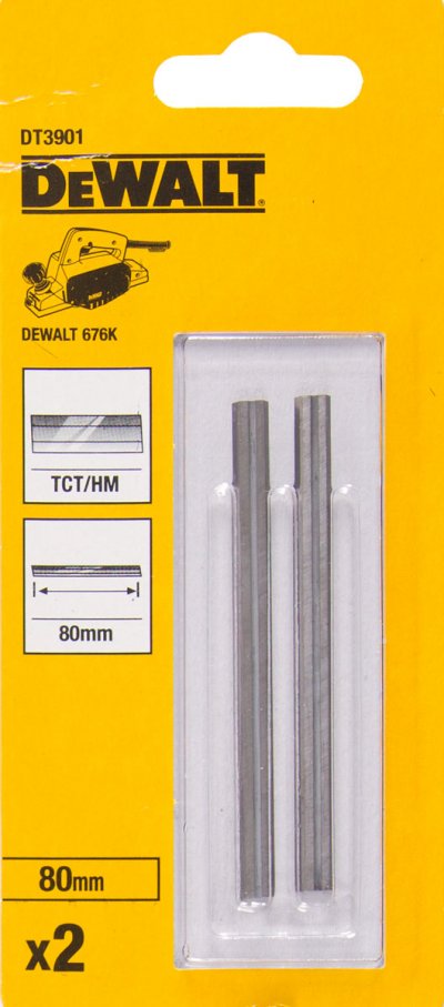 DeWALT DT3901 Obojstranné hobľovacie nože z tvrdokovu, 80 mm