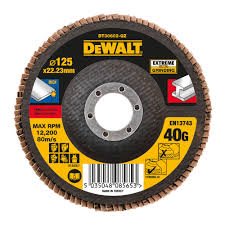 DeWALT DT30602 Brúsny kotúč EXTREME plochý, ø 125 mm, zrnitosť 40, 1 ks