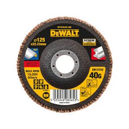 DeWALT DT30602 Brúsny kotúč EXTREME plochý, ø 125 mm, zrnitosť 40, 1 ks