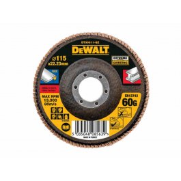 DeWALT DT30611 Brúsny kotúč EXTREME plochý, ø 115 mm, zrnitosť 60, 1 ks