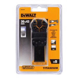 DeWALT DT20727 Titánové píly na kov, 43 x 30 mm, 5 ks