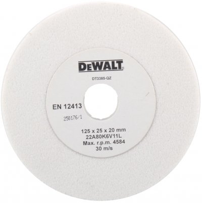 DeWALT DT3385 Brúsny kotúč, 125 x 25 mm, zrnitosť G80