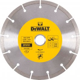 DeWALT DT3721 Diamantový kotúč so segmentovým obvodom, 180 mm