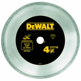 DeWALT DT3738 Diamantový rezný kotúč sintrovaný PHP 4, 230 mm