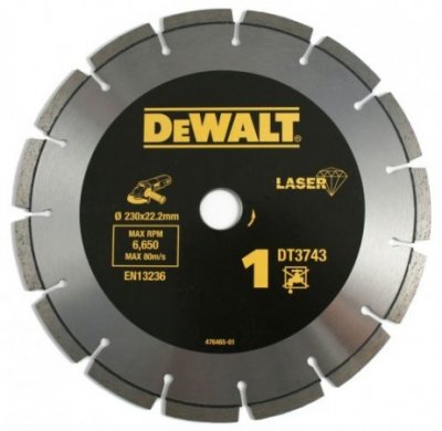 DeWALT DT3743 Diamantový rezný kotúč PHP 1, 230 mm