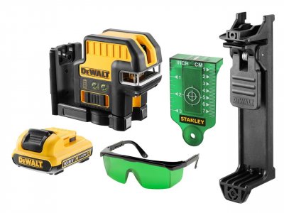 DeWALT DCE0825D1G Aku krížový päťbodobý laser zelený 10,8 V