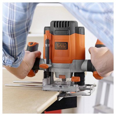 BLACK+DECKER KW1200E Vrchná frézka 1200 W