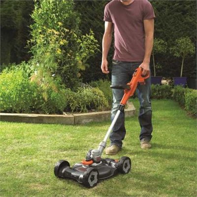 BLACK+DECKER STC1820CM Aku strunová kosačka s podvozkom 18 V, 2 Ah