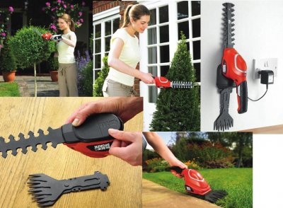 BLACK+DECKER GSL700 Aku nožnice na trávu a kry 7 V