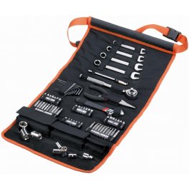 BLACK+DECKER A7063-QZ 76-dielna súprava kliešťov, kľúčov a bitov