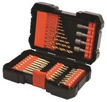 BLACK+DECKER A7227-XJ 41-dielna súprava vrtákov, bitov a nástrčkových kľúčov
