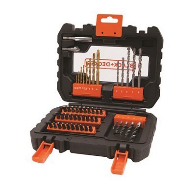 BLACK+DECKER A7232-XJ 50-dielna súprava vrtákov a bitov