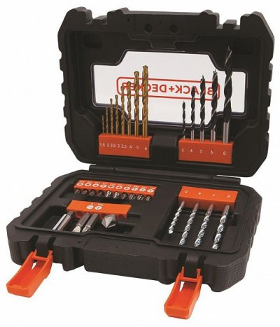 BLACK+DECKER A7233-XJ 31-dielna súprava vrtákov a bitov
