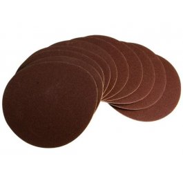 Scheppach 88000208 Sada brúsnych papierov ø 150 mm,  zrnitosť 80 (10 ks)